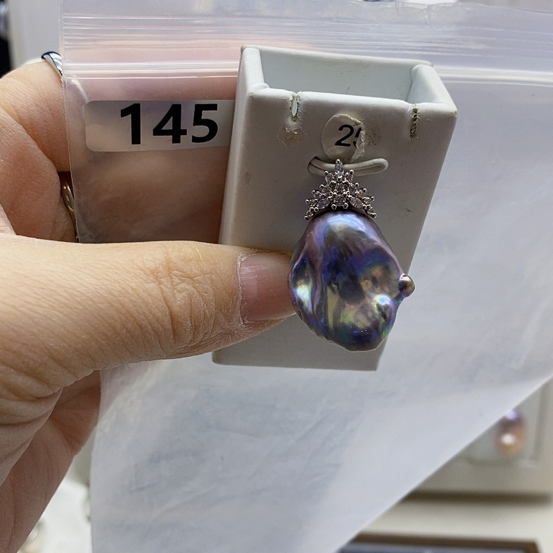 颈饰合金淡水珍珠