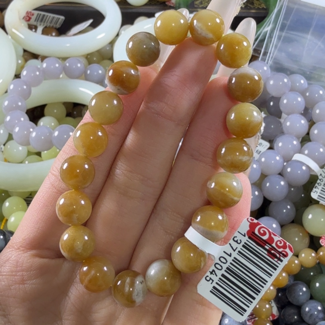 和田玉未镶嵌手链11