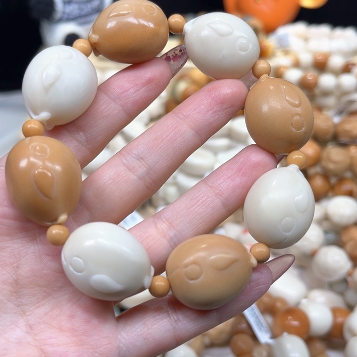 菩提根/象牙果手串鲸鱼1.13 20微瑕