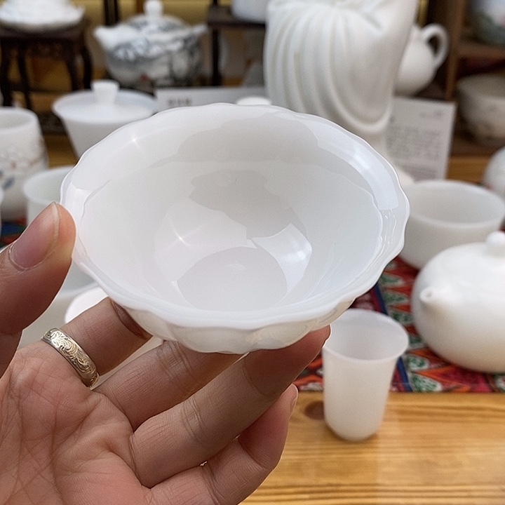 杯德化陶瓷德化白瓷主人杯
