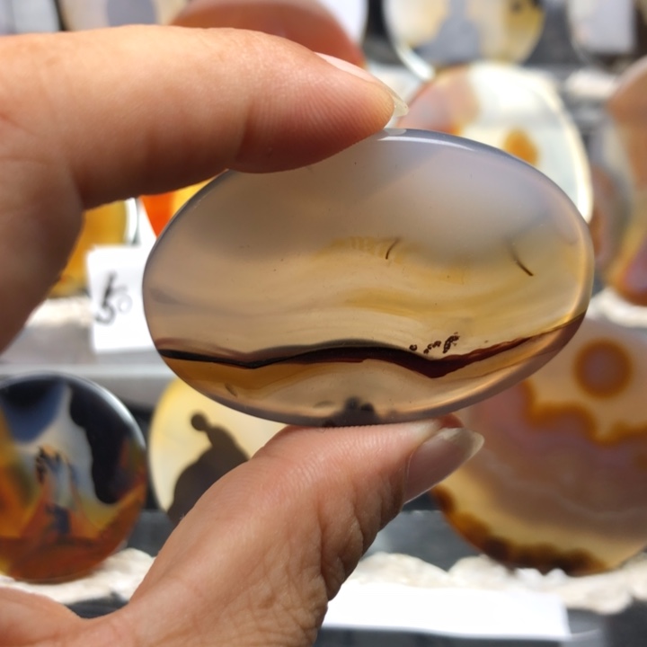 合金玛瑙/玉髓珠宝奇石024