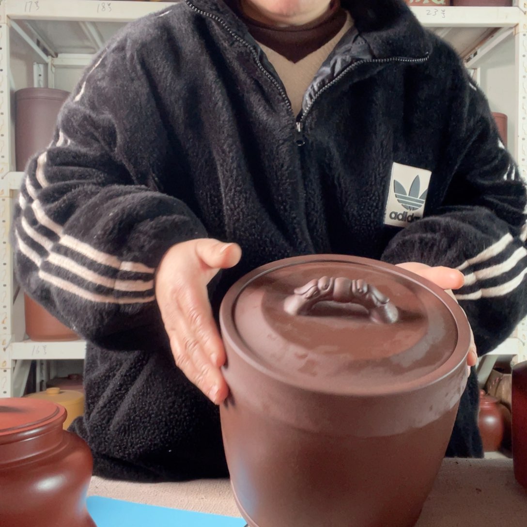 紫砂茶叶罐今天晚上