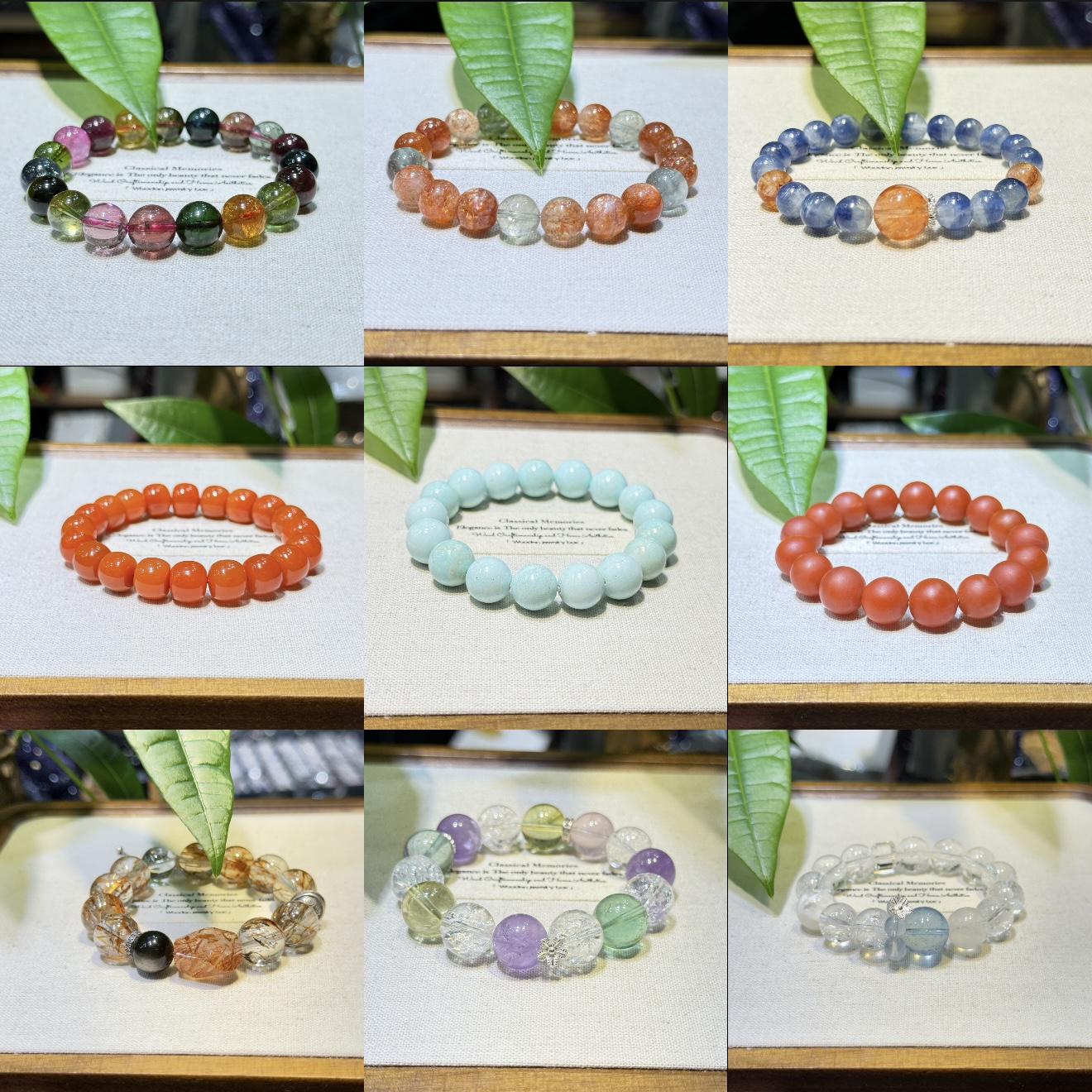 水晶手串 多重设计款 实物直播展示（直播专用二）