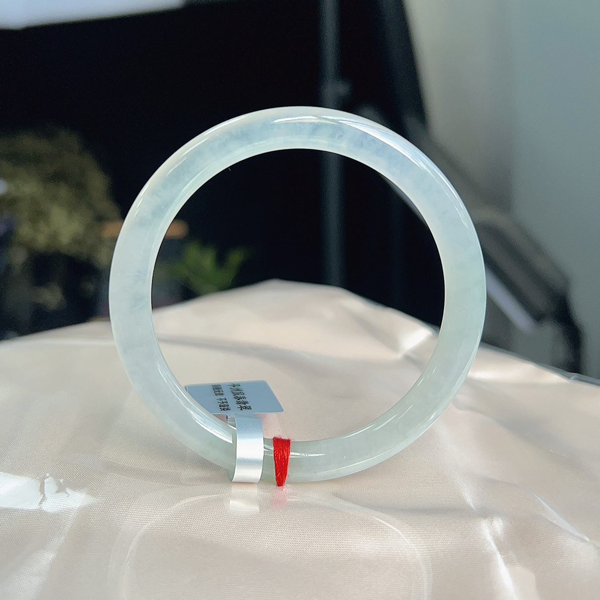 缅甸天然A货翡翠手镯24HQ161-6-c