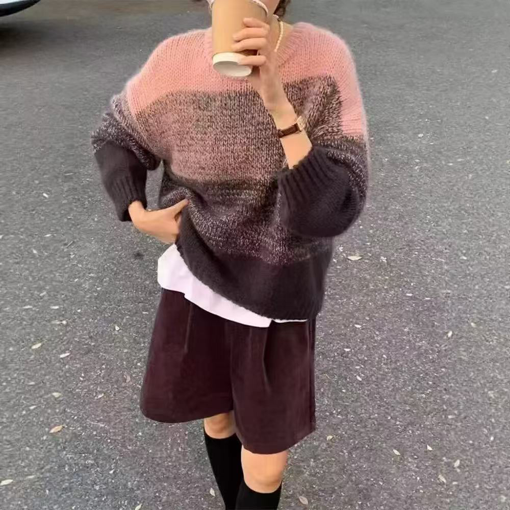 【欧洲站】氛围感渐变毛衫