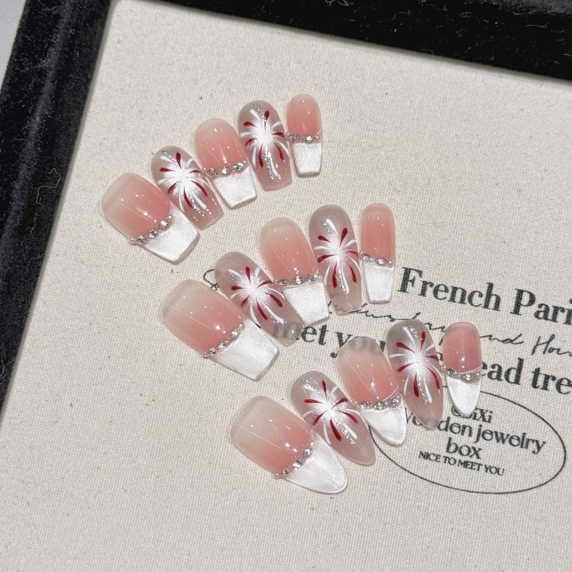 【烟火人间】纯欲烟火腮红渐变法式宽光猫眼