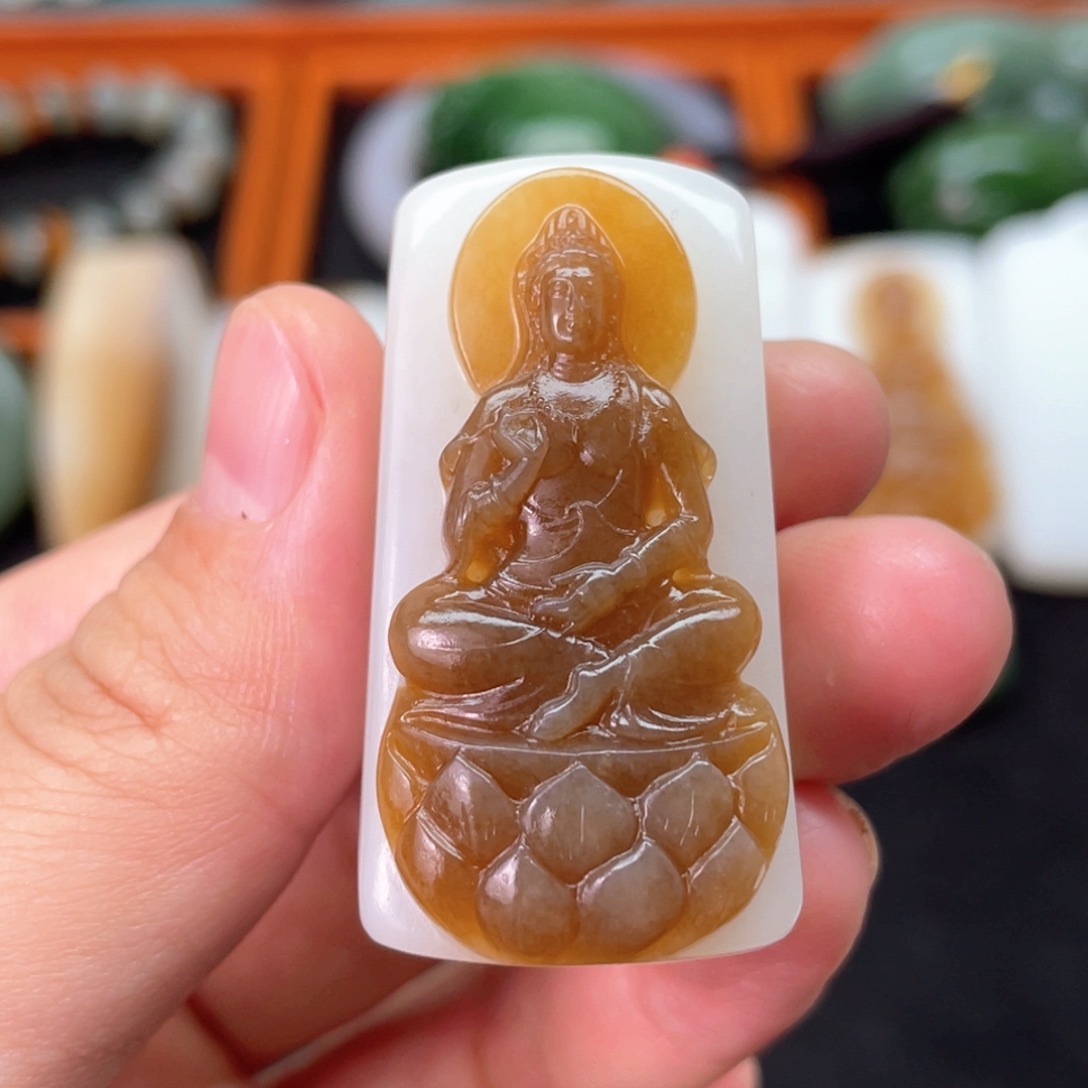 和田玉挂件未镶嵌