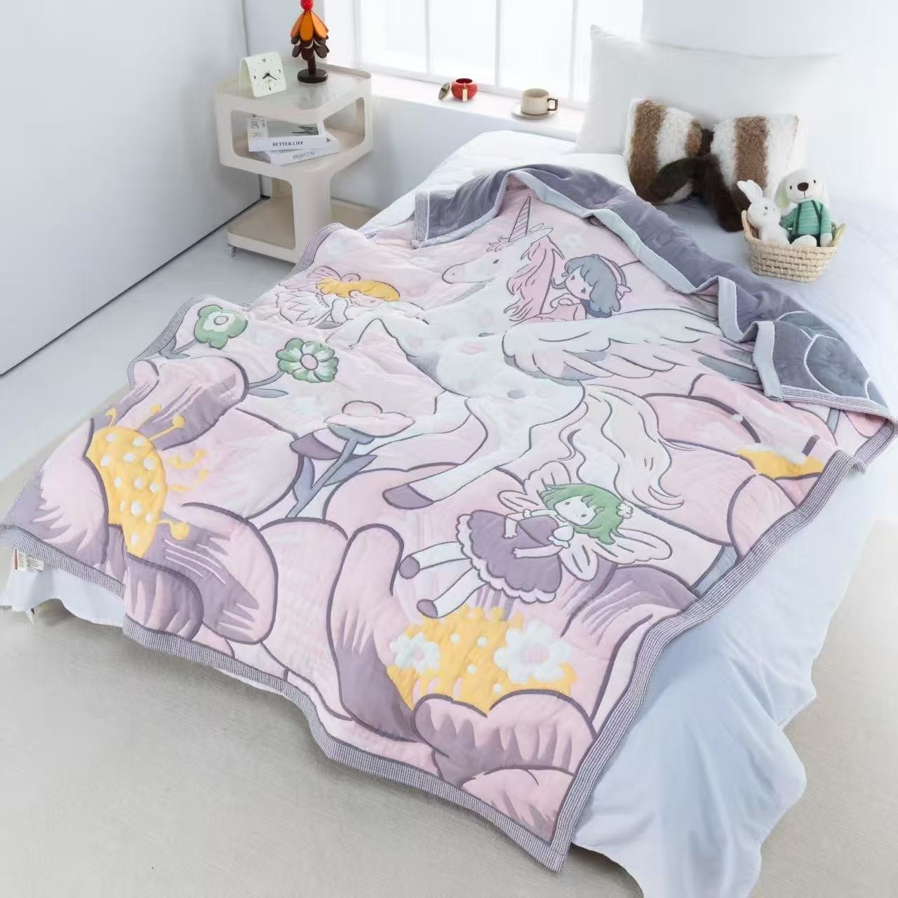 【小精灵】150*200cm纯棉多层加厚泡芙被