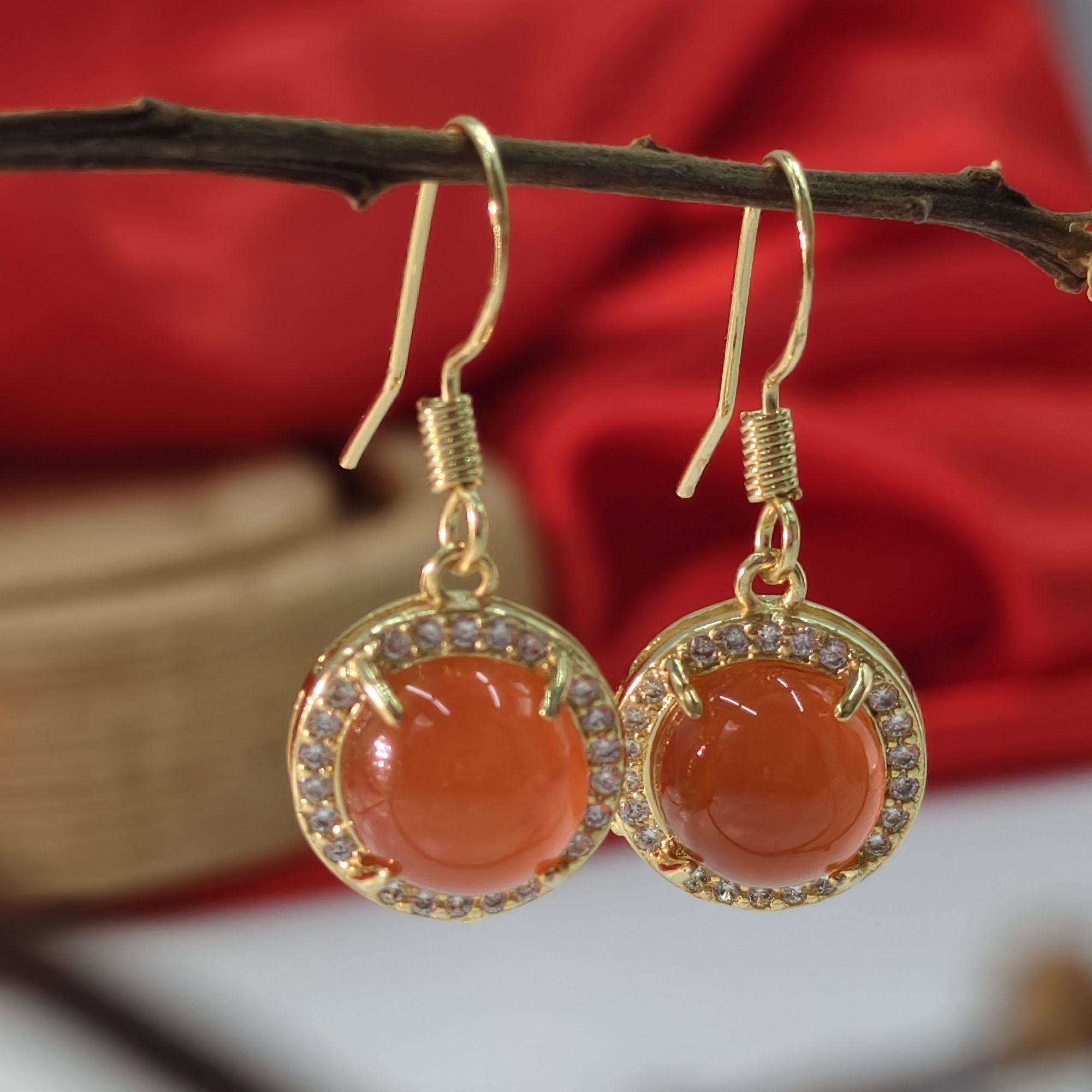 [粉丝专属]高奢臻品南红耳环 XKZF31（多样性发货）