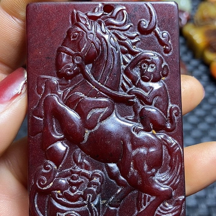 紫金钵盂菩提吊坠