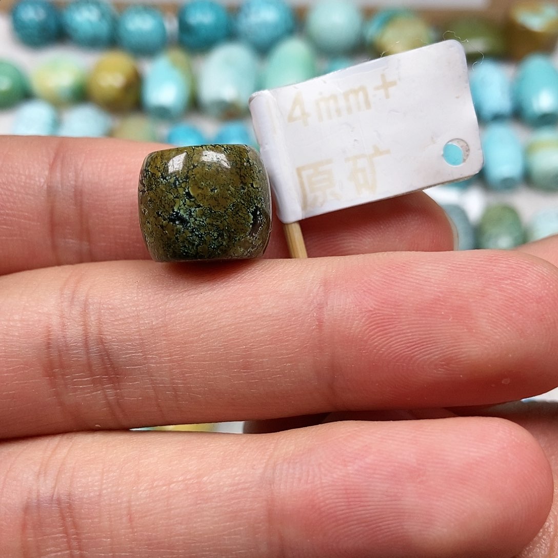 未镶嵌绿松石珠宝半成品