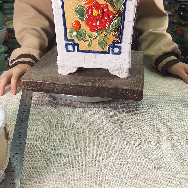 泳坤堂石湾花盆陶瓷