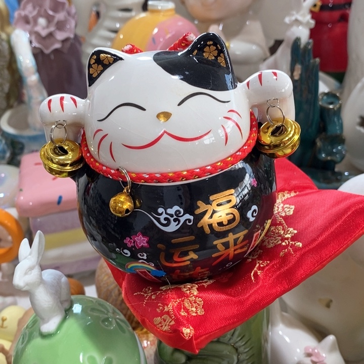 摆件陶瓷树脂家居摆件瑕疵冰裂