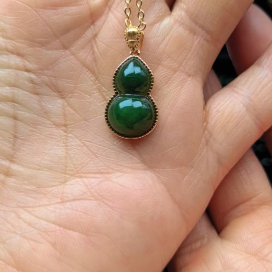 和田玉（碧玉）未镶嵌颈饰