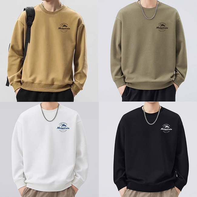 秋冬新款山标2025潮流加绒卫衣男女百搭宽松休闲加绒加厚上衣