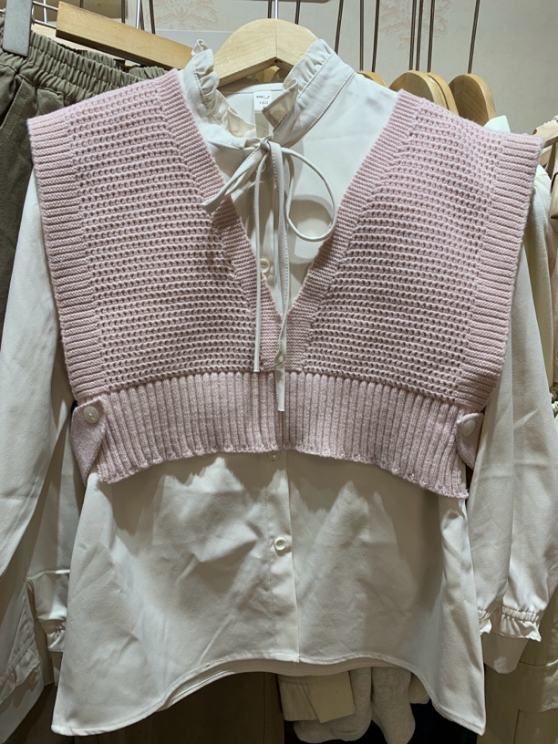 女童春款韩版时尚两件套韩系甜美风格儿童童装春秋秋季上衣粉色