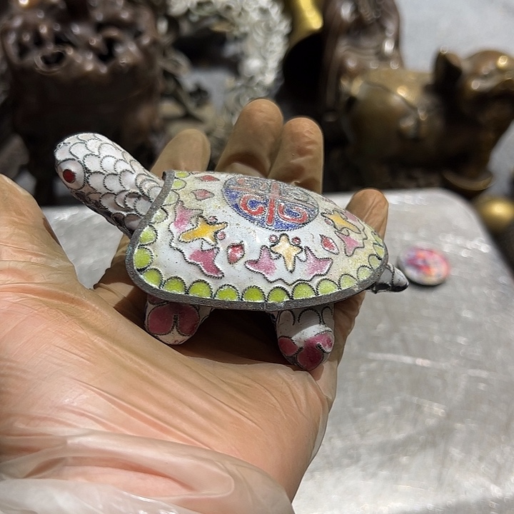 象***剑微瑕疵黄铜摆件工艺品