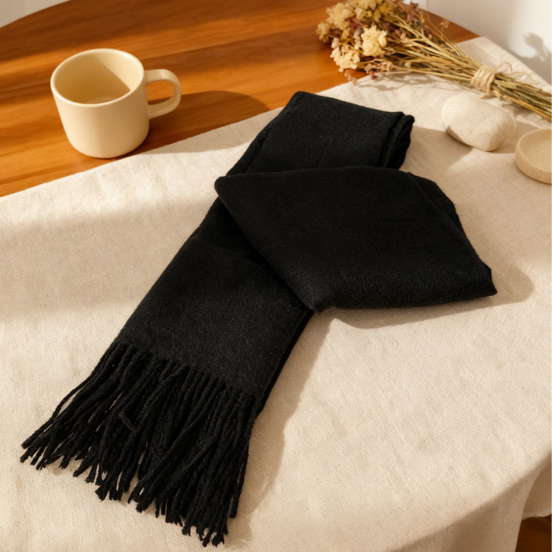 极简风纯色保暖围巾【颜色不挑】