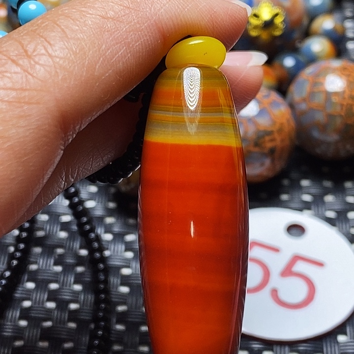 望***哥玛瑙/玉髓未镶嵌颈饰