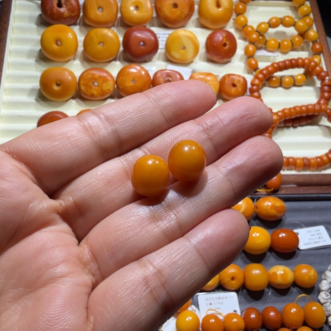 琥珀裸石未镶嵌欧洲老蜜蜡