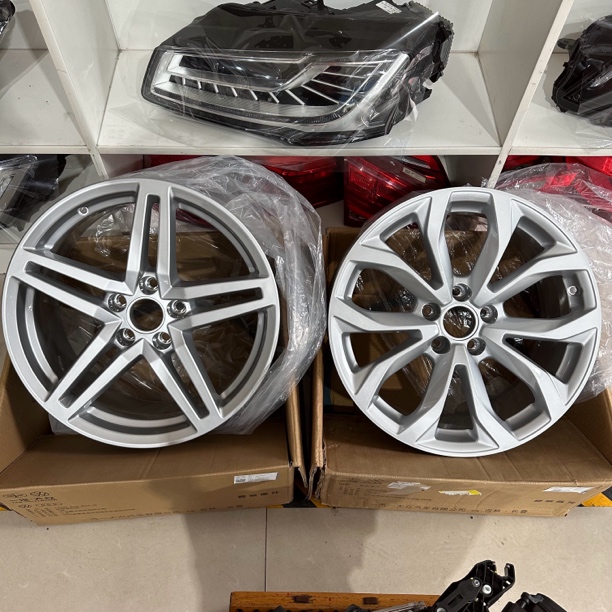 奥迪A6原厂全新18寸五星轮毂 花瓣轮毂