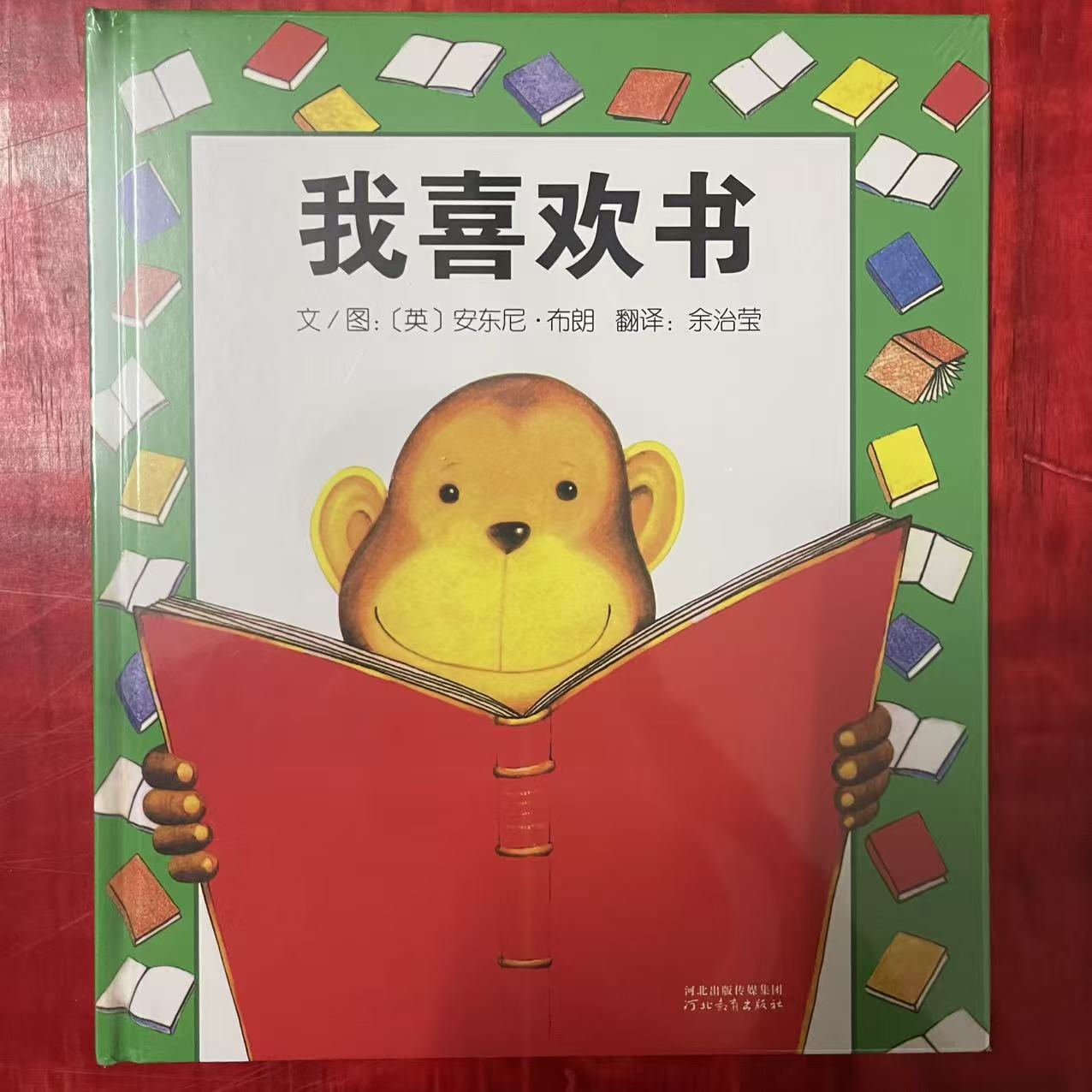 2-6岁《我喜欢书》精装硬壳绘本 培养孩子对书的第一印象