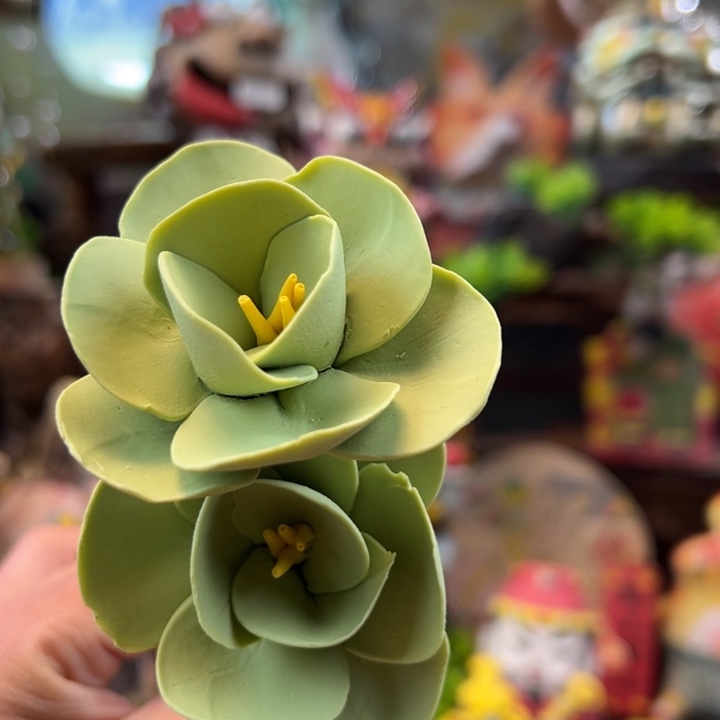 陶摆件小镇青花每日有新品