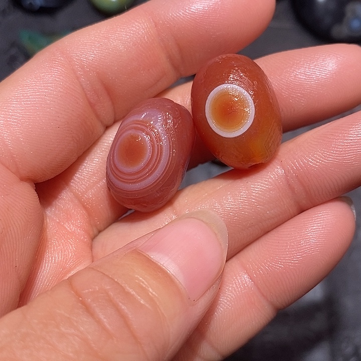 用***4玛瑙/玉髓合金颈饰