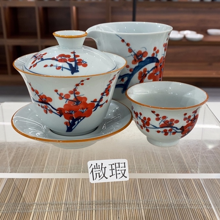 釉下老陶泥手工绘制