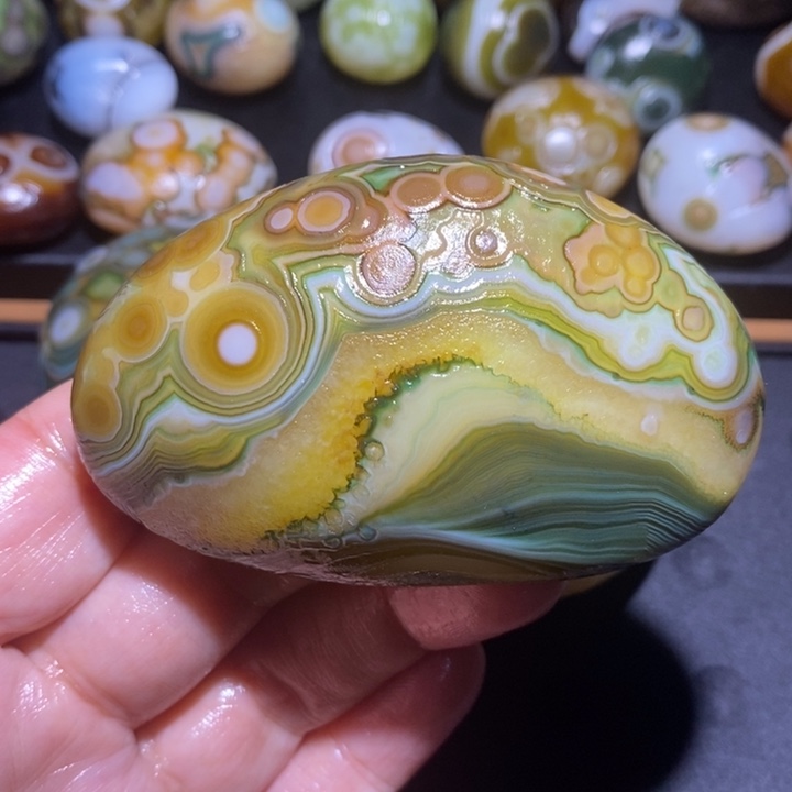 未镶嵌玛瑙/玉髓珠宝半成品124 