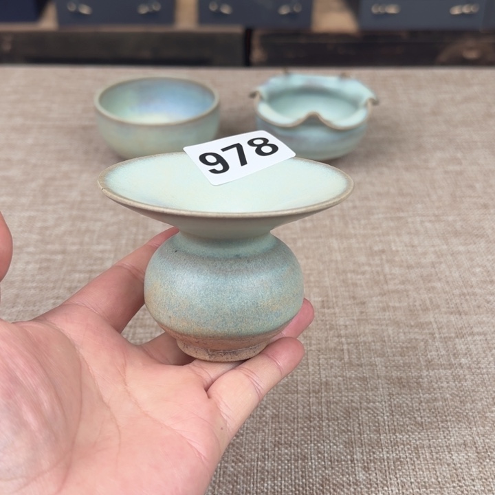 摆件陶瓷旧藏摆件