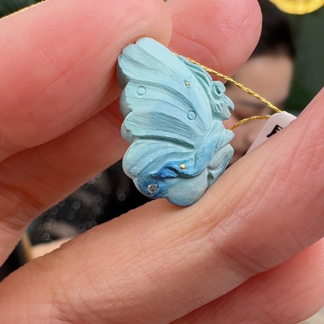 绿松石珠宝奇石未镶嵌