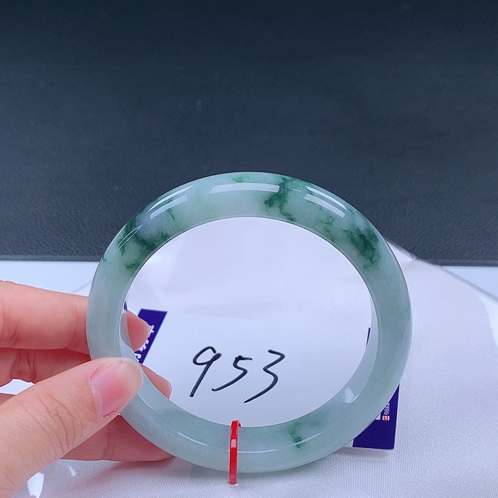 翡翠手镯未镶嵌63圈000453