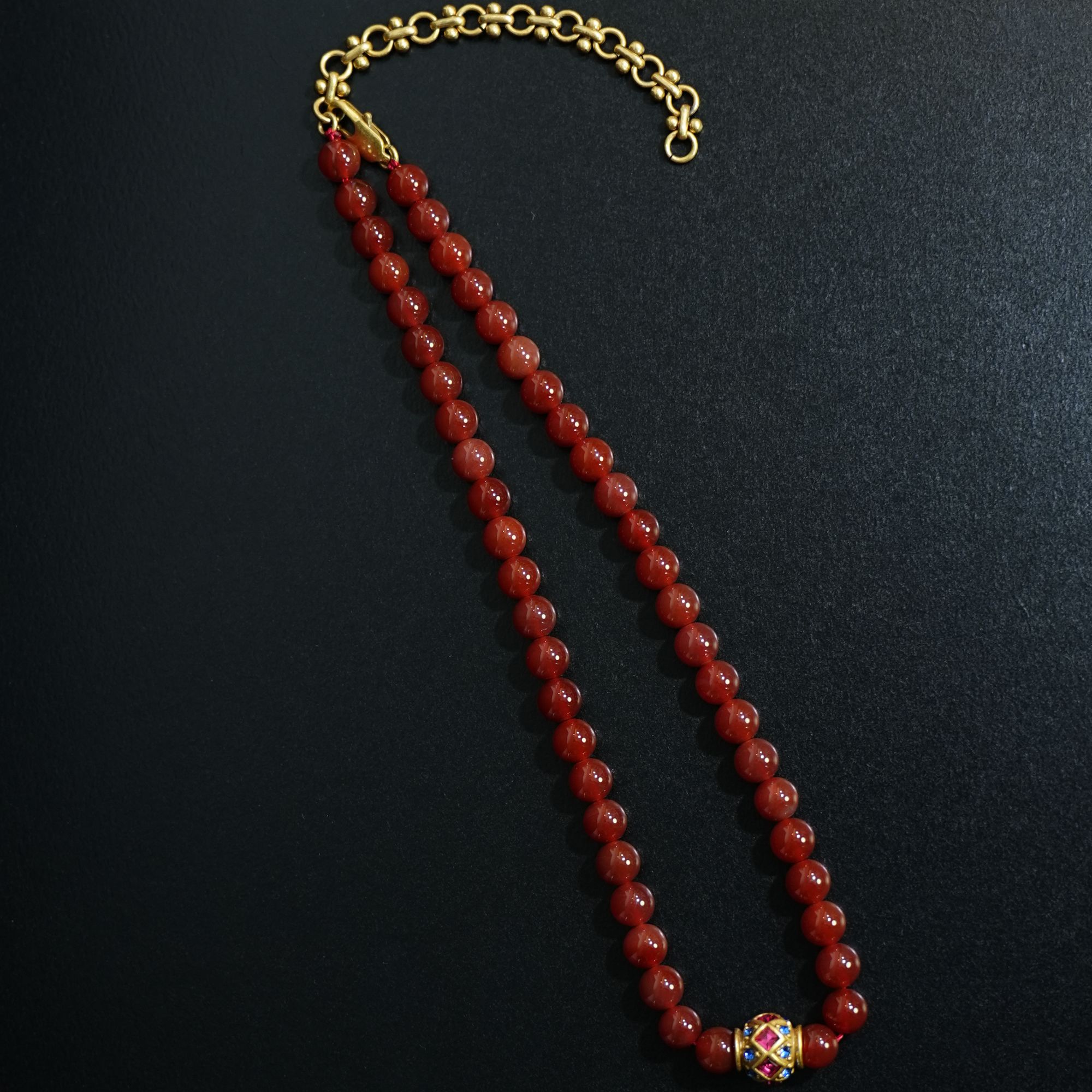 【然然王LA古藏】铜合金仿水晶项链 铜合金项链【WRR2055】