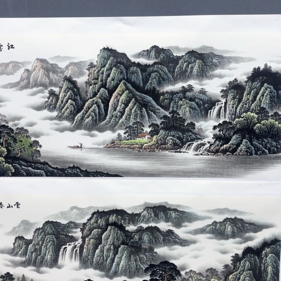 国画杨**?金殿忠小六尺童