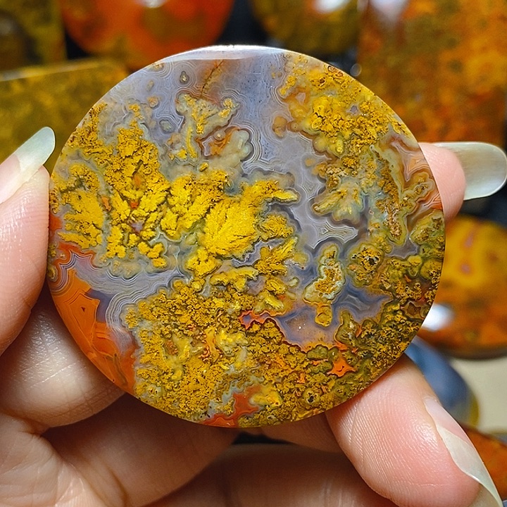 墨***羽未镶嵌颈饰玛瑙/玉髓