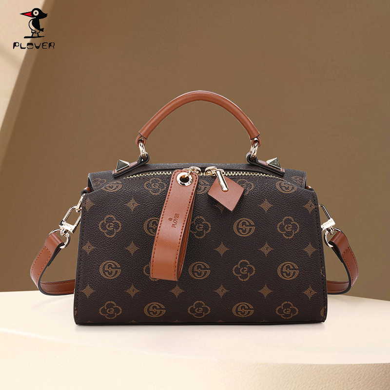 PLOVER枕头包2025网红新款时尚手提波士顿包大容量百搭单肩斜挎包