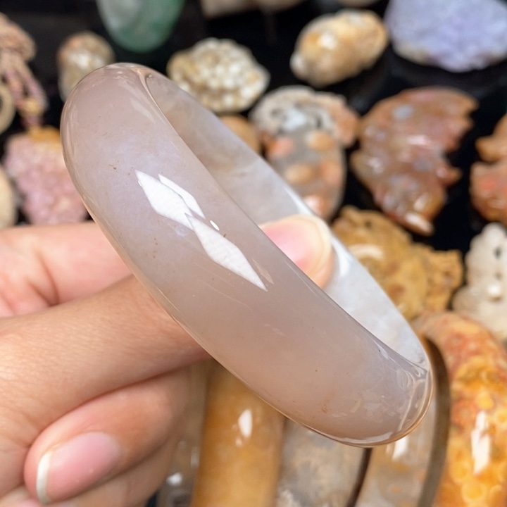 硅化珊瑚（珊瑚玉）手镯未镶嵌59.4