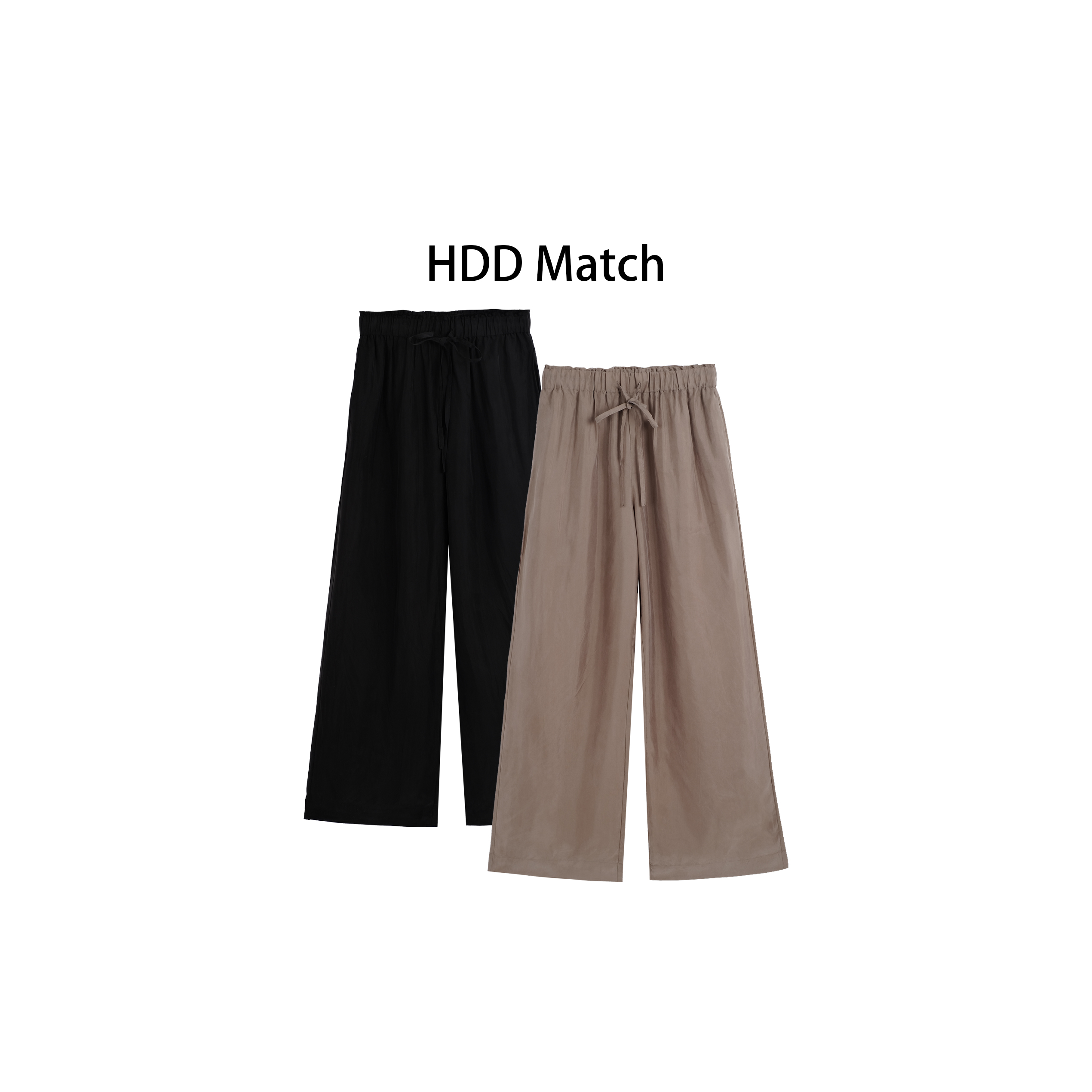 HDD "罗马海域" 莱赛尔混纺 夏季女款气质简约系带休闲裤 Y8335