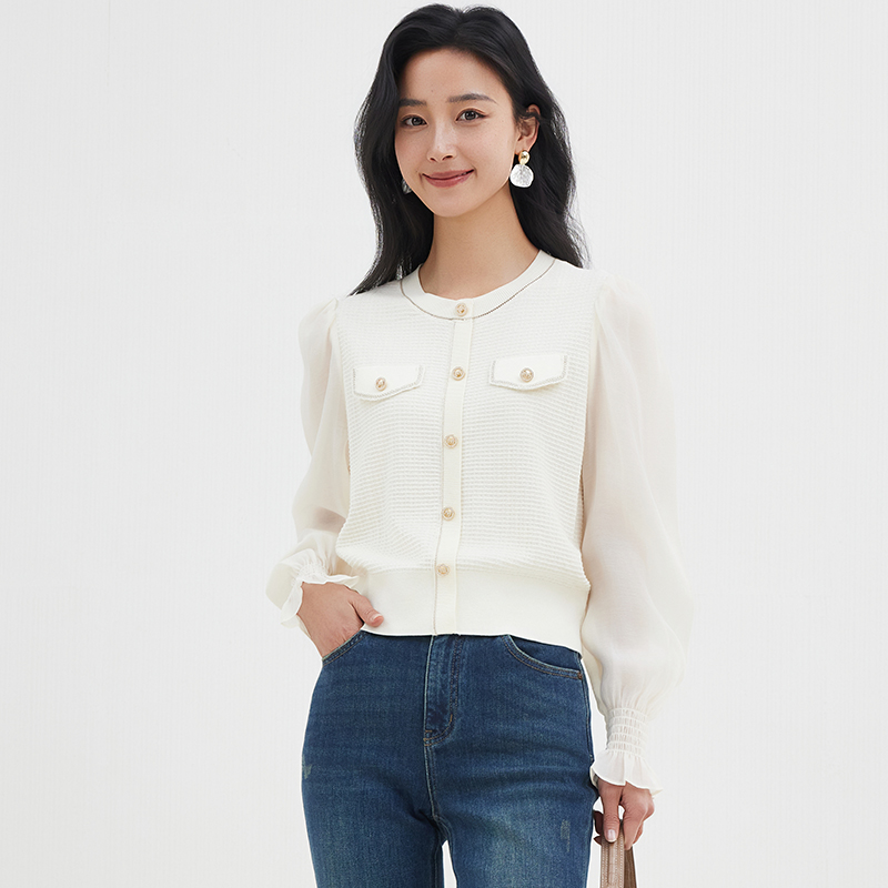 【尚雅】佳人苑毛针织衫女秋季新款J435591