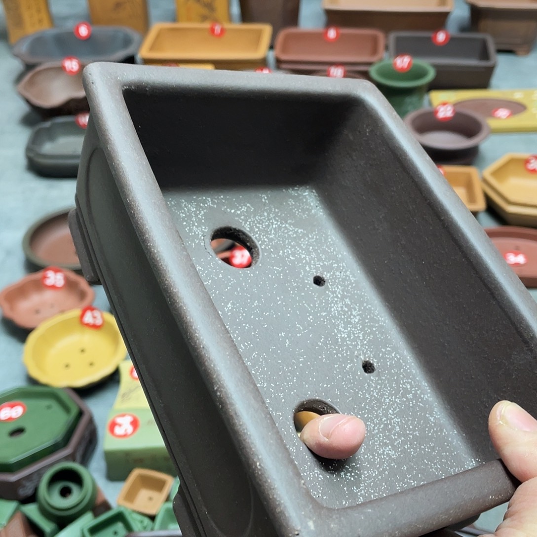 紫砂小盆16.5*12*5.5