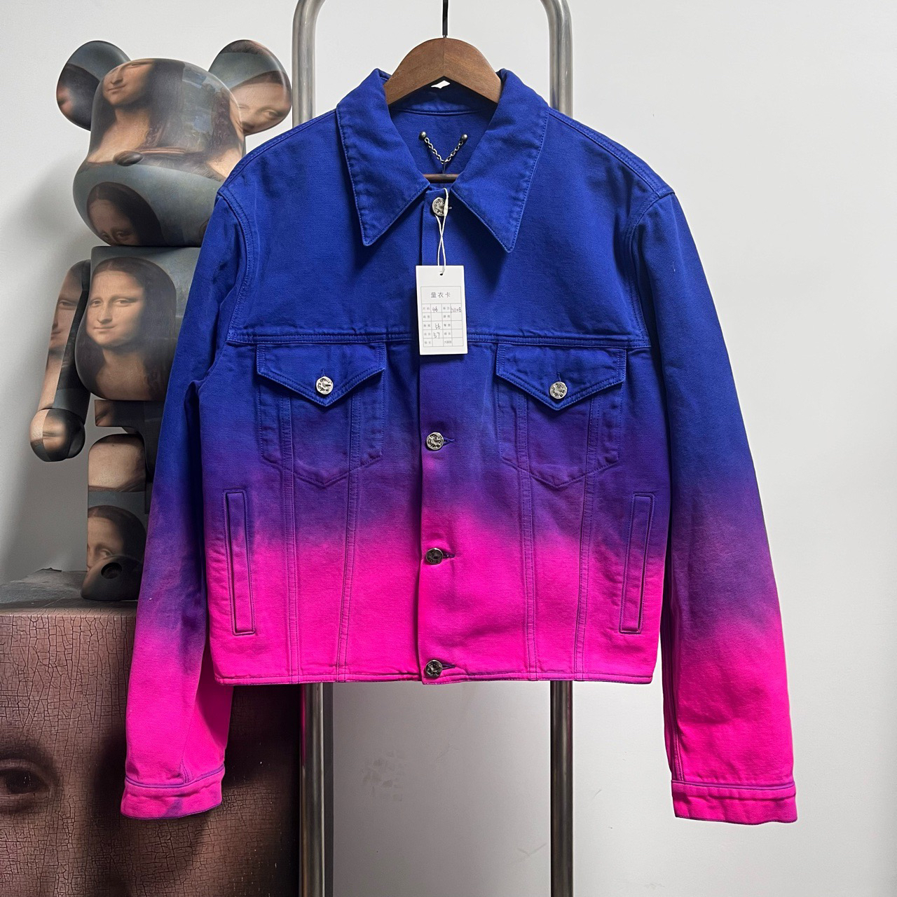 99新 LV 99新Louis Vuitton Lv渐变牛仔外套 尺码：46 