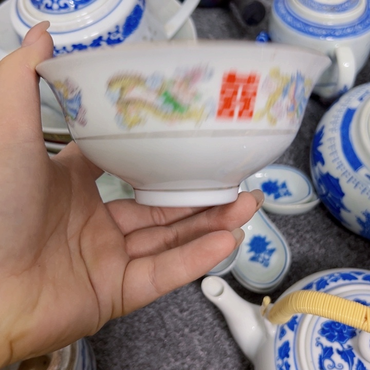 景德镇陶瓷高温瓷米饭碗