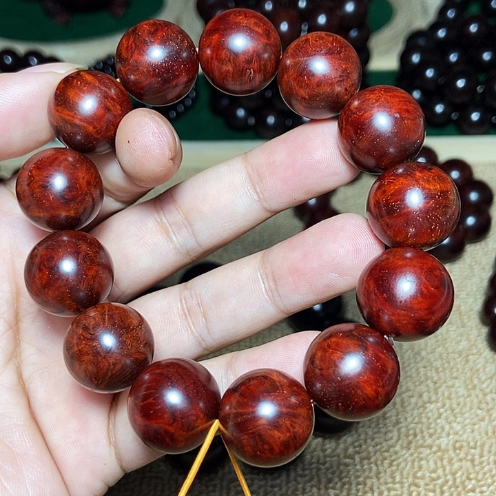 手串/手链小叶紫檀1.8瘤疤 瑕疵