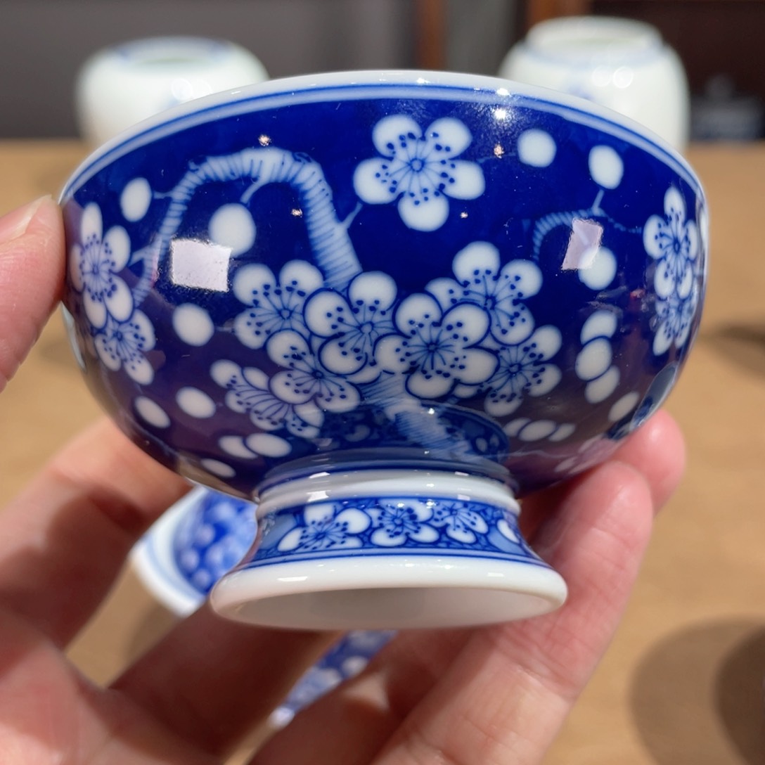 杯 经典王步花鸟 小桥窑