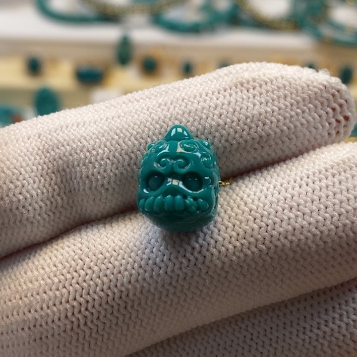 绿松石珠宝奇石未镶嵌AAA5