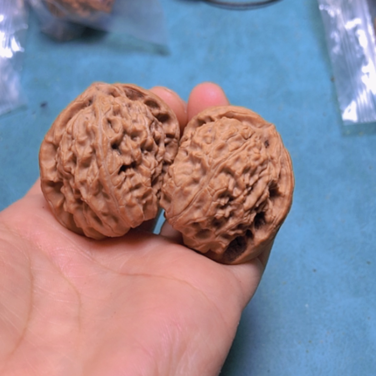 【闪购商品】核桃摆件白狮子异形