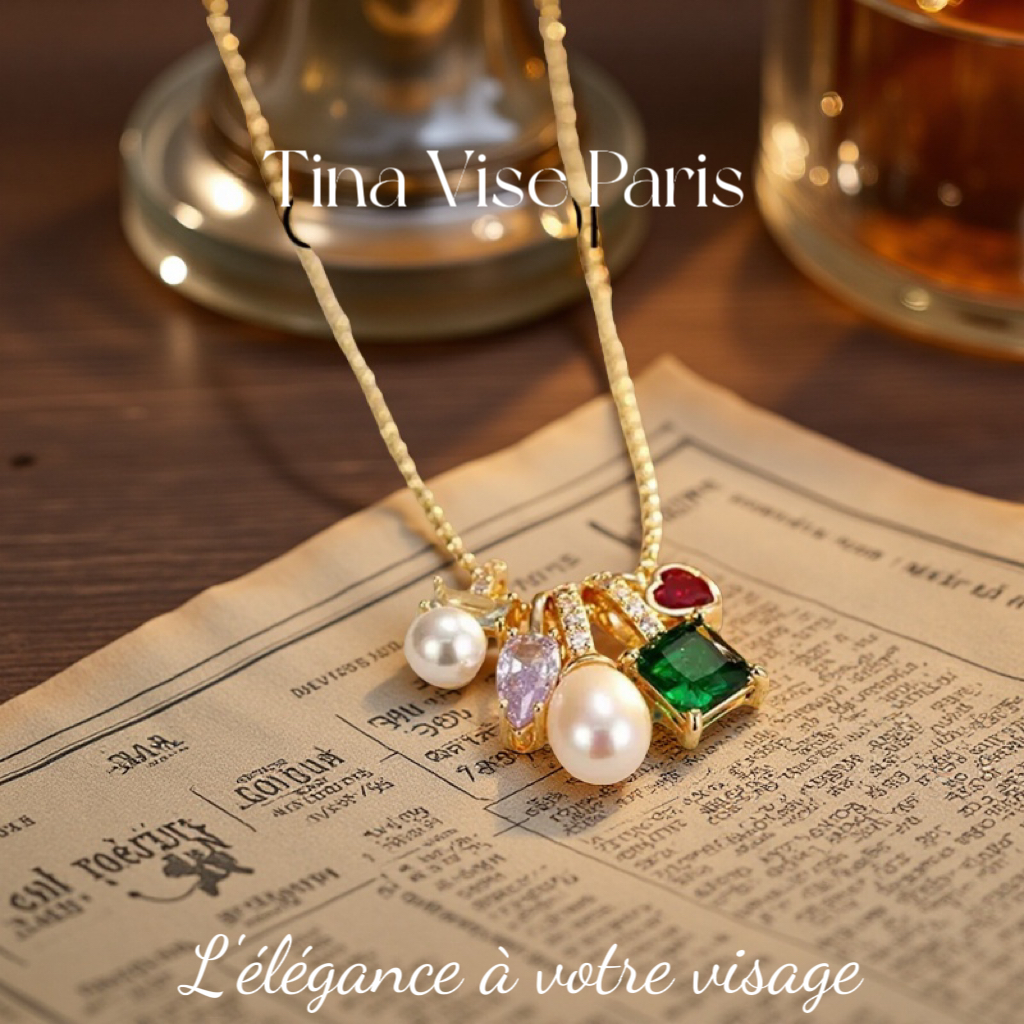 铜合金项链 A400《繁花雾雨》法⭐️ Tina Vise 缇娜薇斯 项链