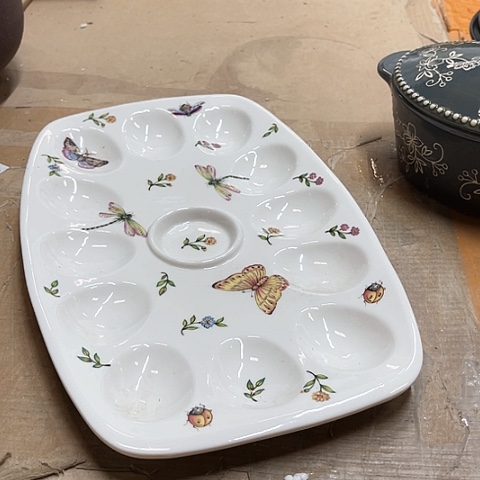 微瑕，不能明火，口径30，高度1.5，43