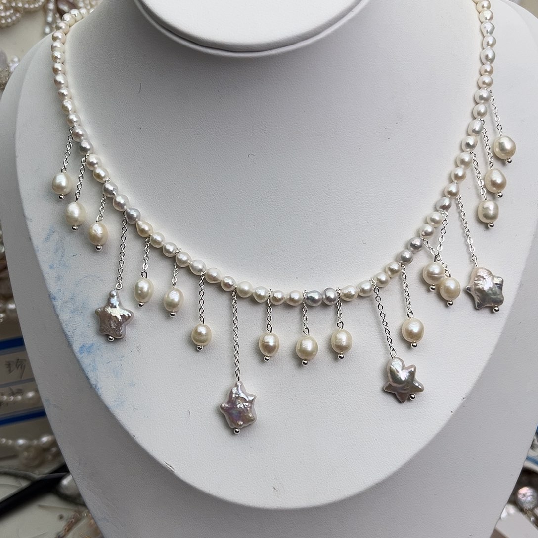 淡水珍珠颈饰未镶嵌